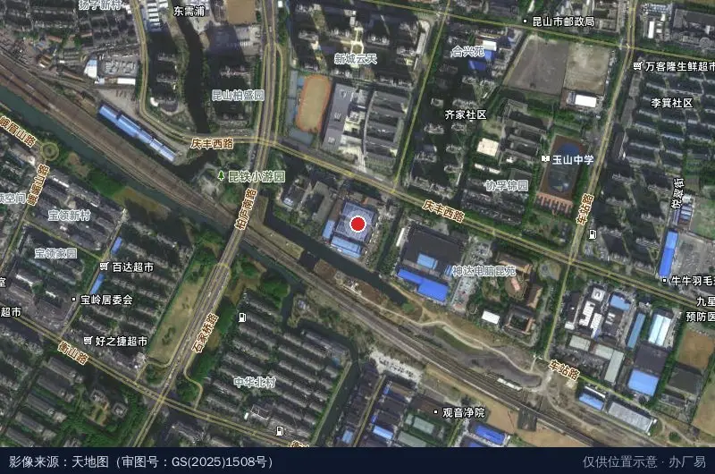 意匠创意产业园(庆丰西路)卫星位置示意图