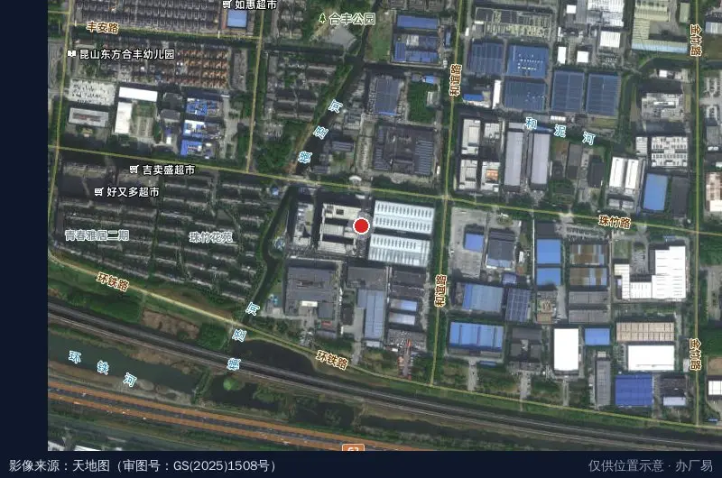 陆家镇厂房实景：昆山陆家 厂房出租2500㎡ 钢混结构 标准厂房 单层（第1张）