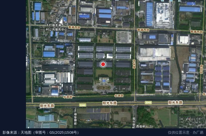 宏洋科技工业园卫星位置示意图