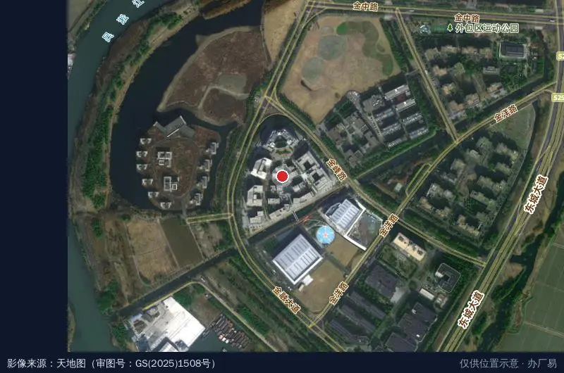花桥低空经济产业园卫星位置示意图