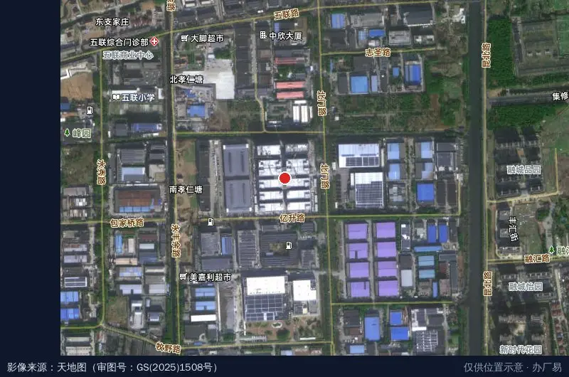联合鑫创智能制造产业园(建设中)卫星位置示意图