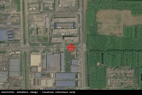 西安汽车零部件产业园卫星位置示意图