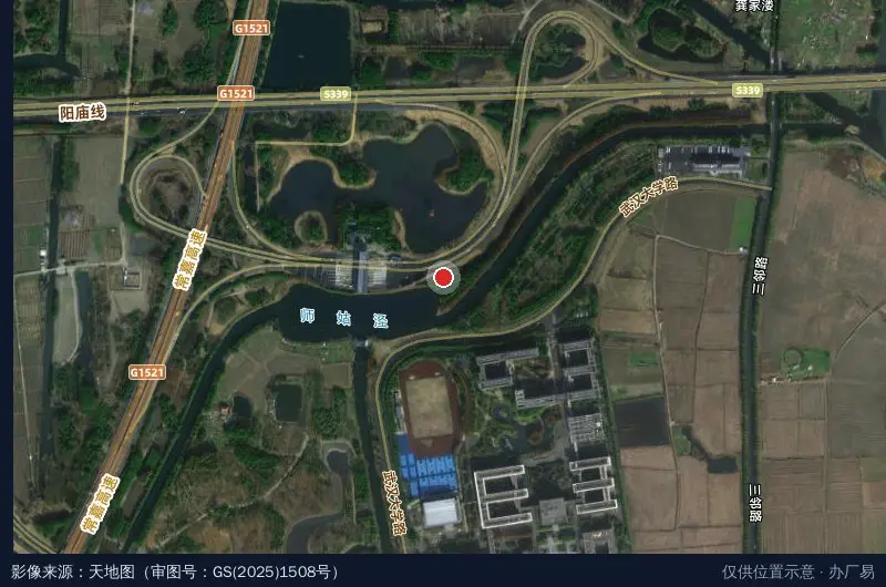 阳澄湖科技园卫星位置示意图