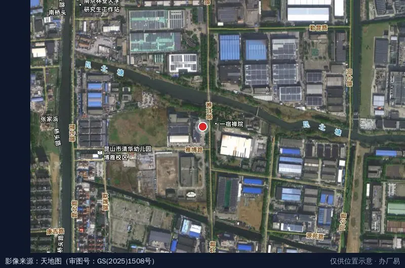 博士特科技园卫星位置示意图