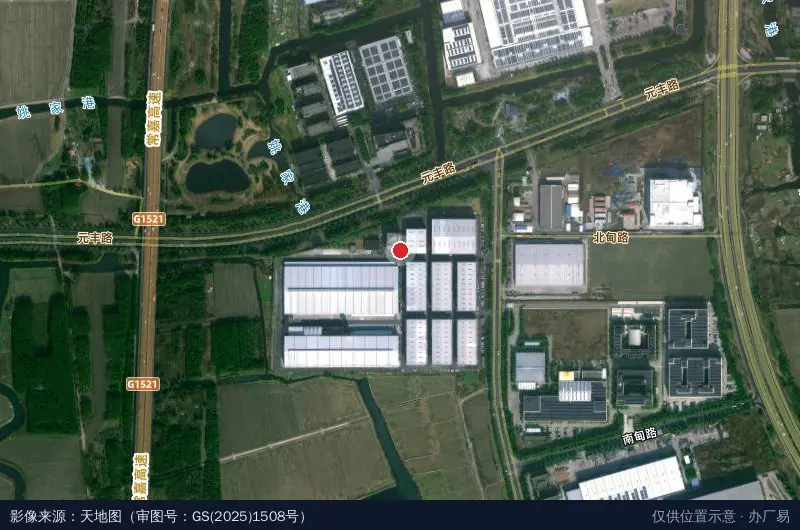 昆山森隆科技园管理有限公司卫星位置示意图