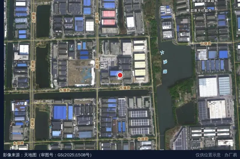 伊美特智能科技产业园卫星位置示意图