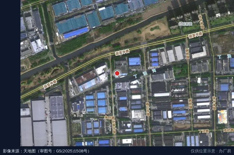 广交物流华东昆山医药物流中心一仓卫星位置示意图