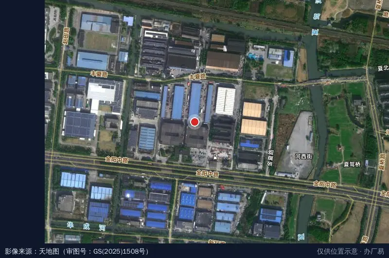 深国际昆山综合物流港卫星位置示意图