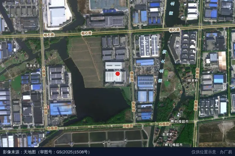 京创志产业园卫星位置示意图