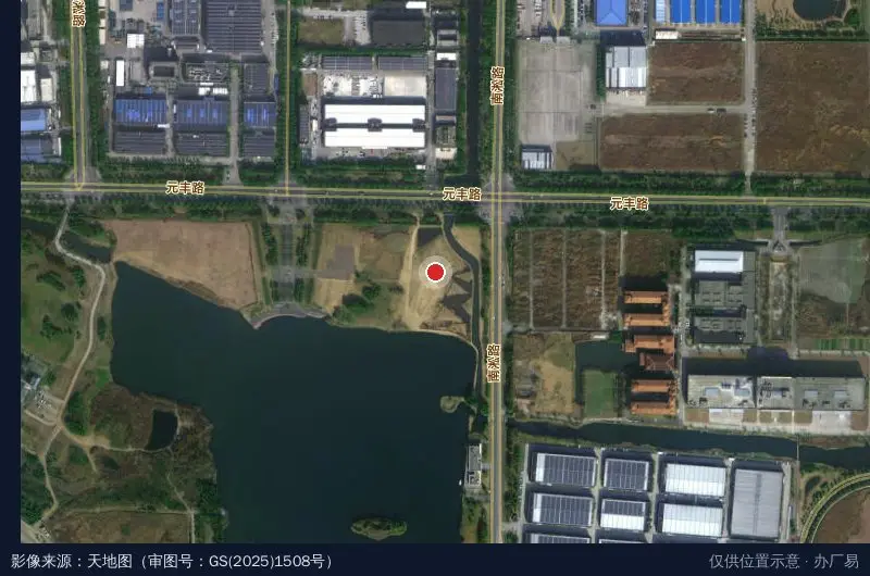昆山先进计算产业园卫星位置示意图