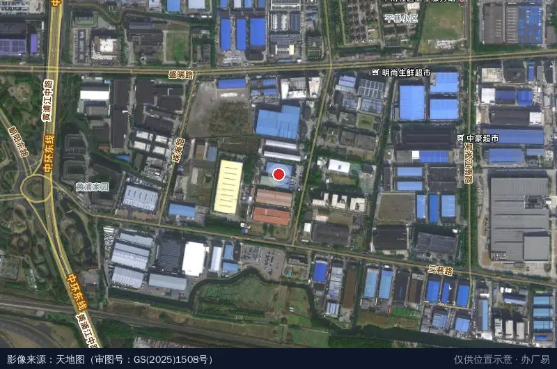 港业科技园卫星位置示意图
