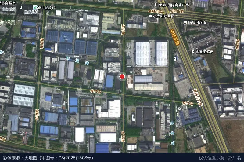 昆山观复产业园开发有限公司卫星位置示意图