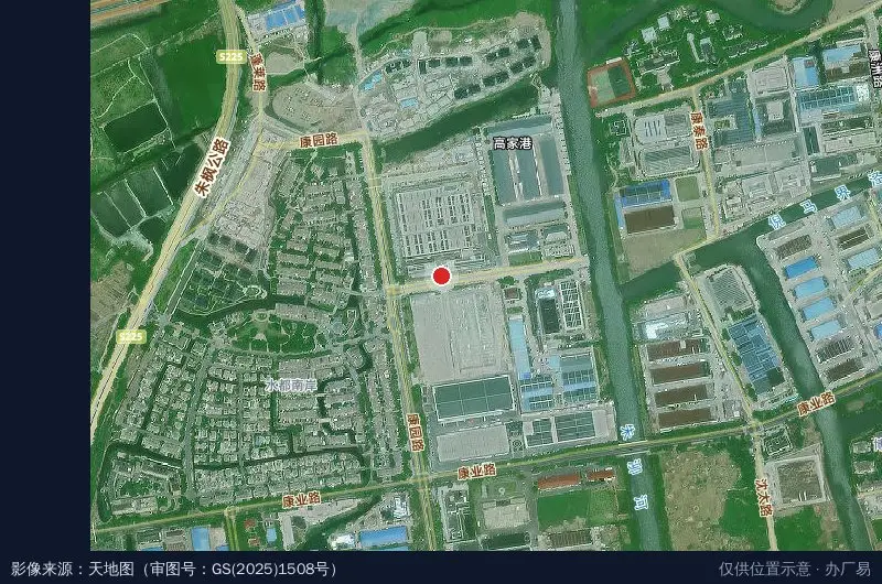 上海朱家角工业园区经济发展有限公司卫星位置示意图