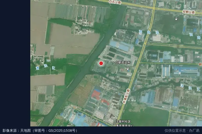 上海白鹤工业园区投资开发有限公司卫星位置示意图