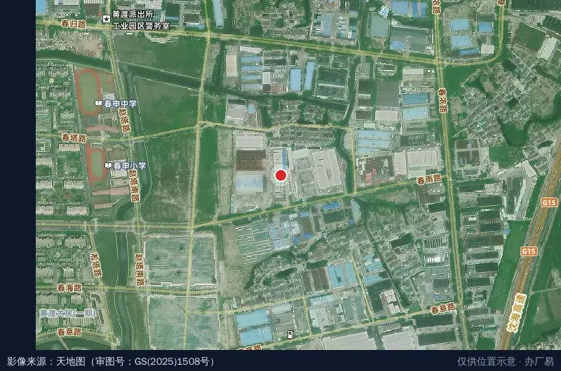 恒珍集团工业园区卫星位置示意图