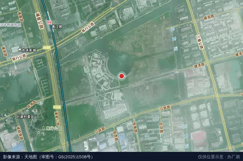 东方智媒城卫星位置示意图