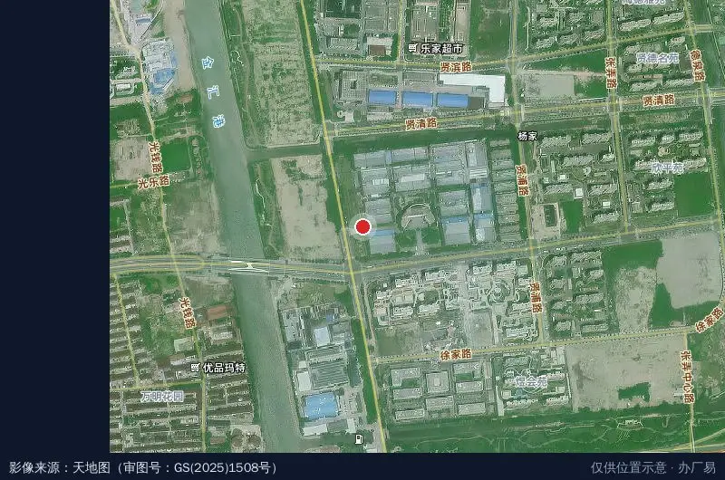 晨光工业园卫星位置示意图