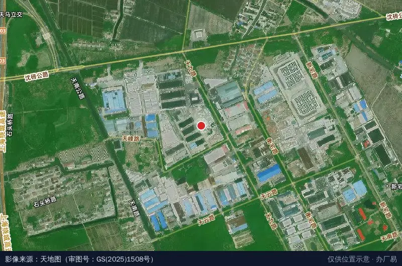 鑫谷工业园卫星位置示意图