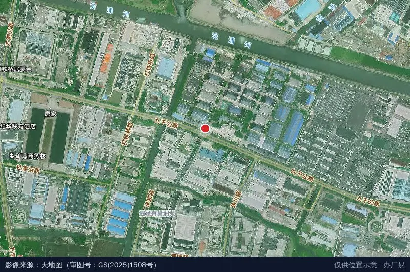 永标工业园卫星位置示意图