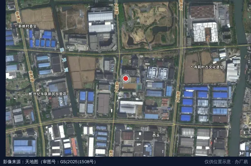 亿兆科技产业园卫星位置示意图