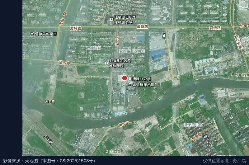北虹桥科技园卫星位置示意图