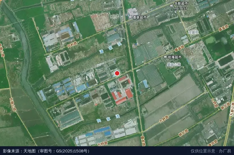 楦霖科技园卫星位置示意图