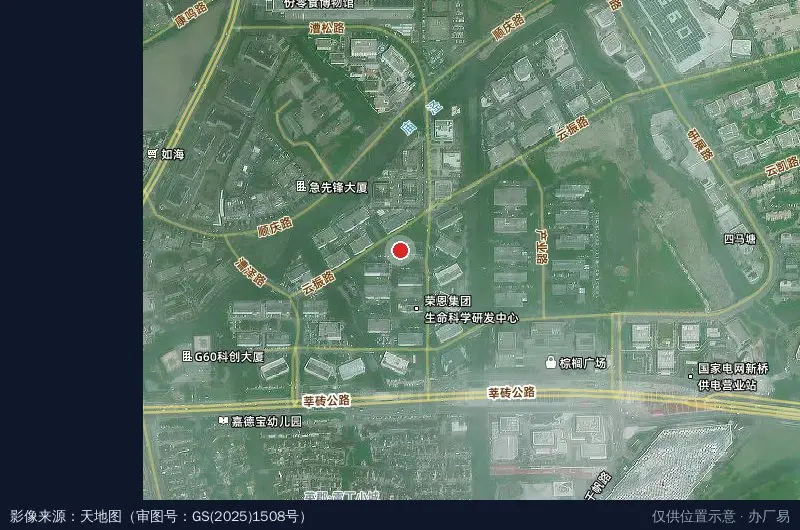 华东理工大学科技园卫星位置示意图