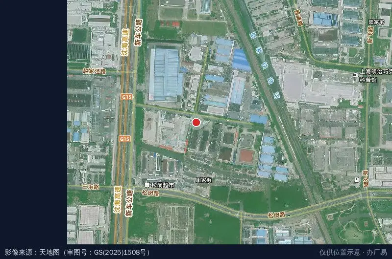 企福华美科技园卫星位置示意图