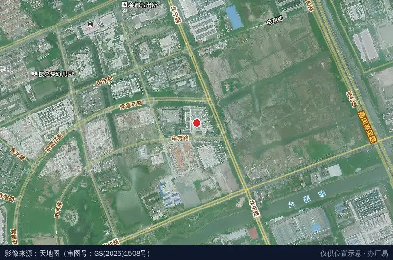 威迈斯科技园卫星位置示意图