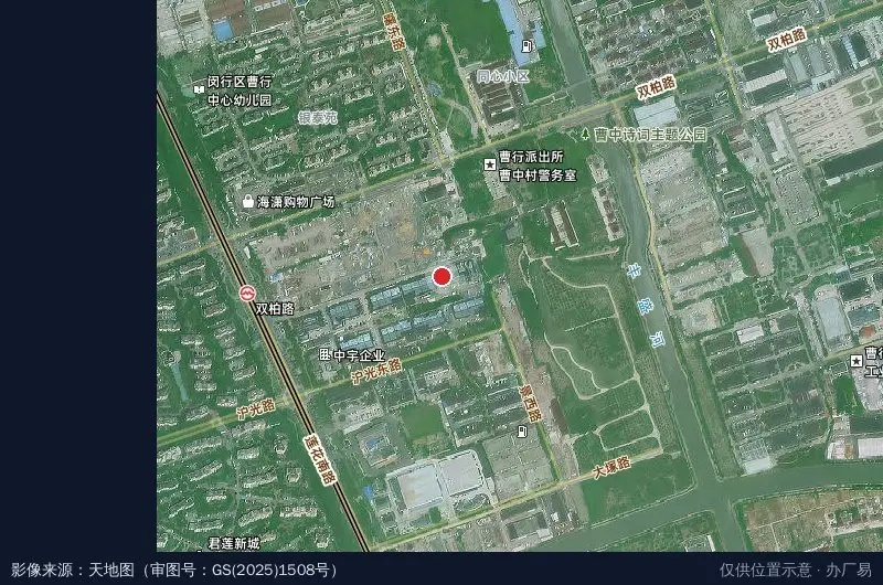 数智芯科技园卫星位置示意图