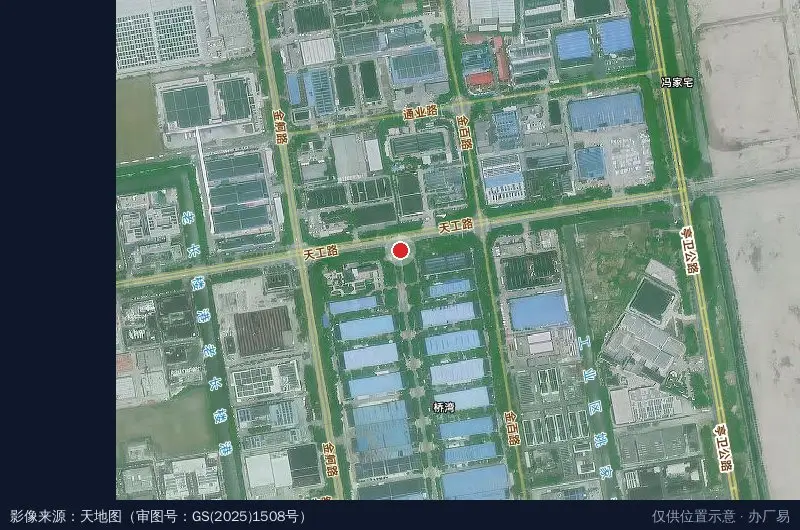 恒信科技产业园卫星位置示意图