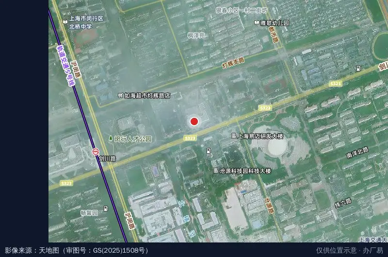 启源科技园-南区卫星位置示意图