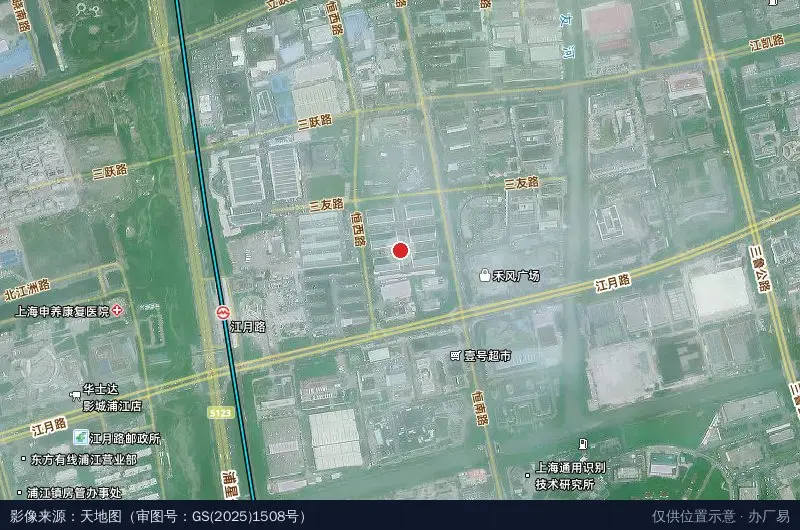 爱登堡科技产业园3区卫星位置示意图