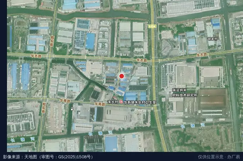 智能制造科技园卫星位置示意图