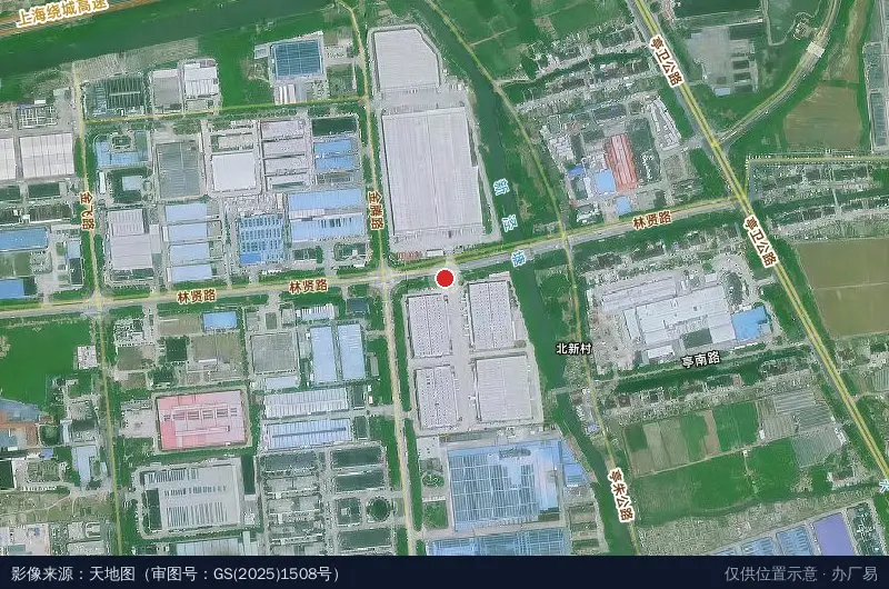 上海信达科技产业园卫星位置示意图