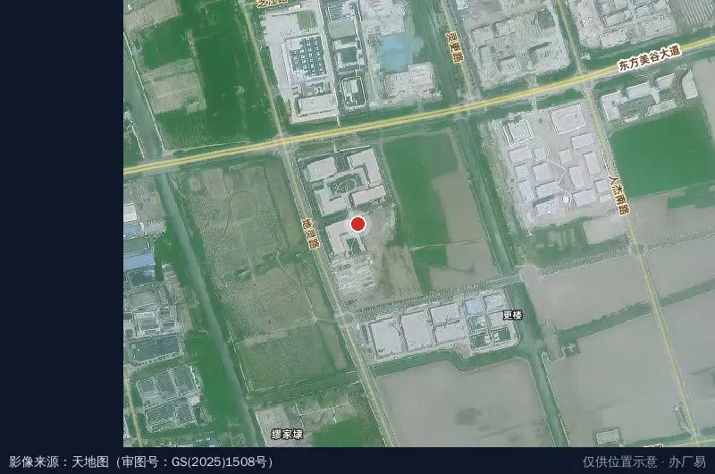 联东U谷·上海南桥创新科技园卫星位置示意图