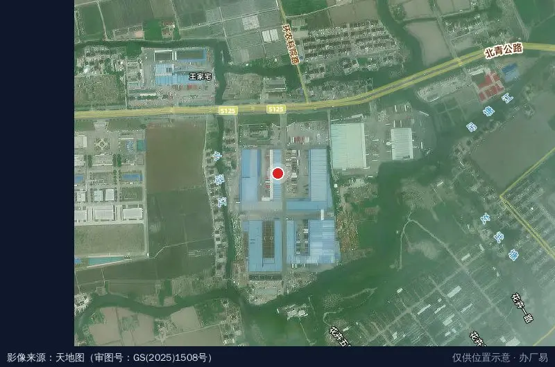 邦商物流园卫星位置示意图