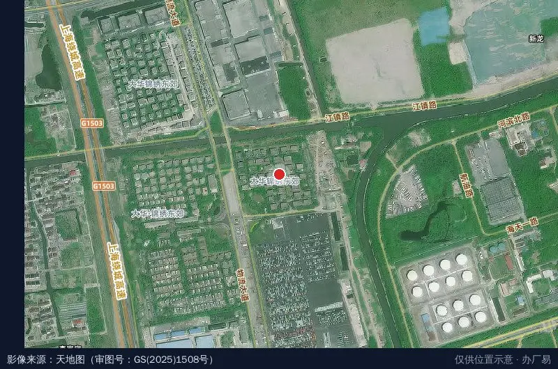 锦绣东郊产业园C区卫星位置示意图