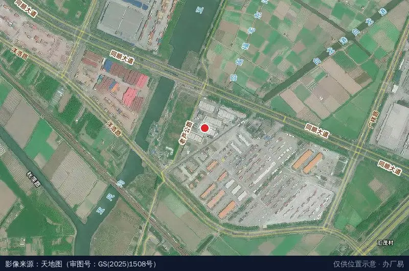 智广·临港特种物流园1期卫星位置示意图