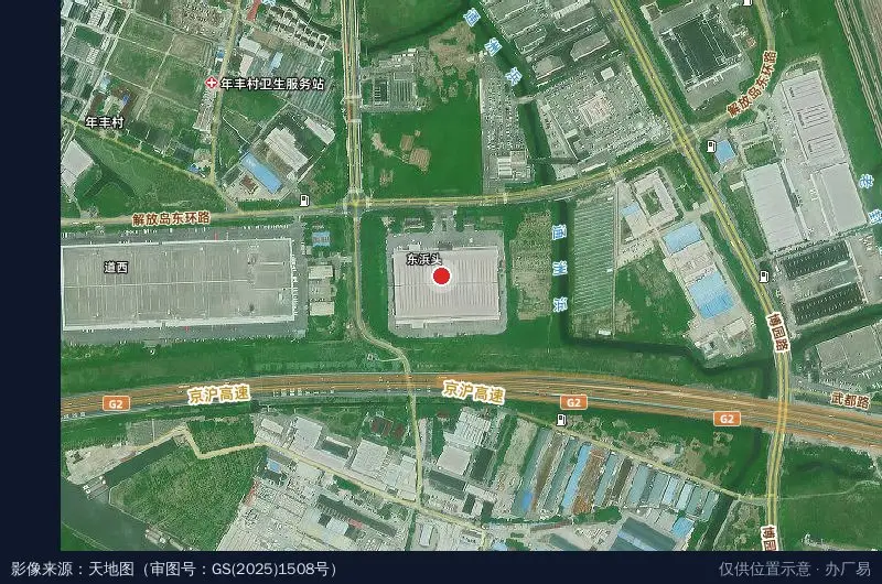 宝供物流企业集团上海物流基地卫星位置示意图