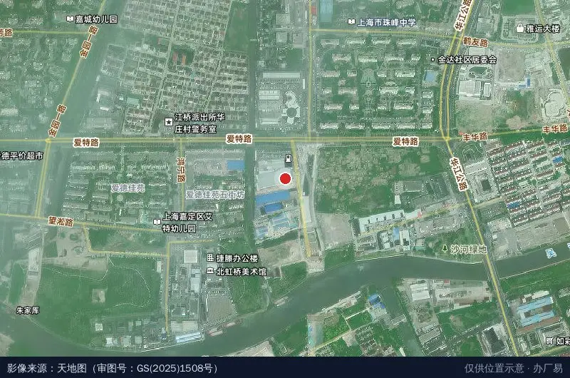歆翱75号产业园卫星位置示意图