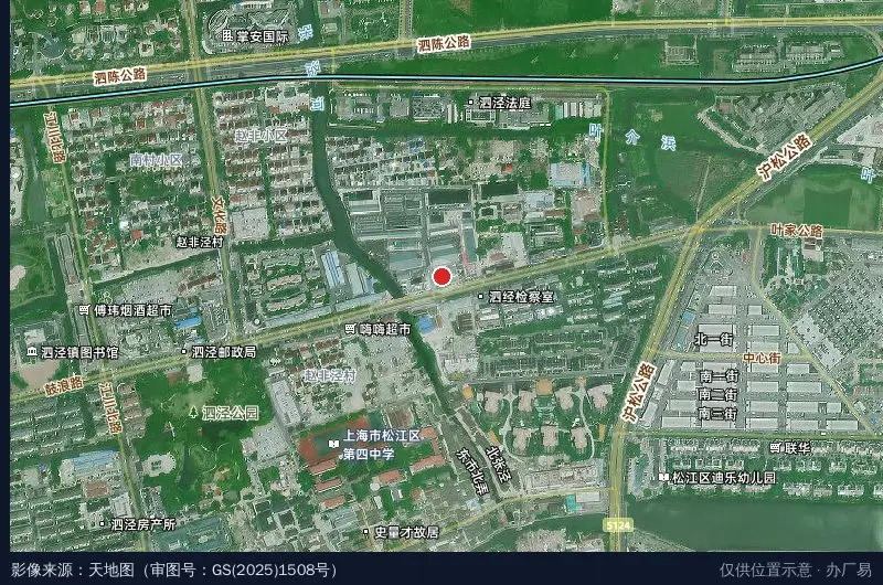 手牵手文化产业园卫星位置示意图