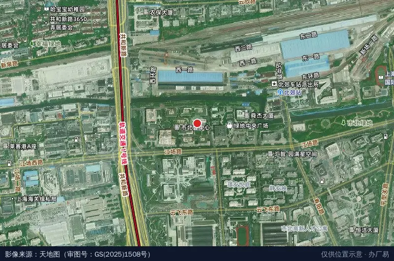 大数据产业园卫星位置示意图