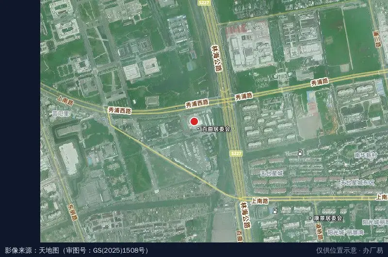 上海新城教育科技产业园卫星位置示意图