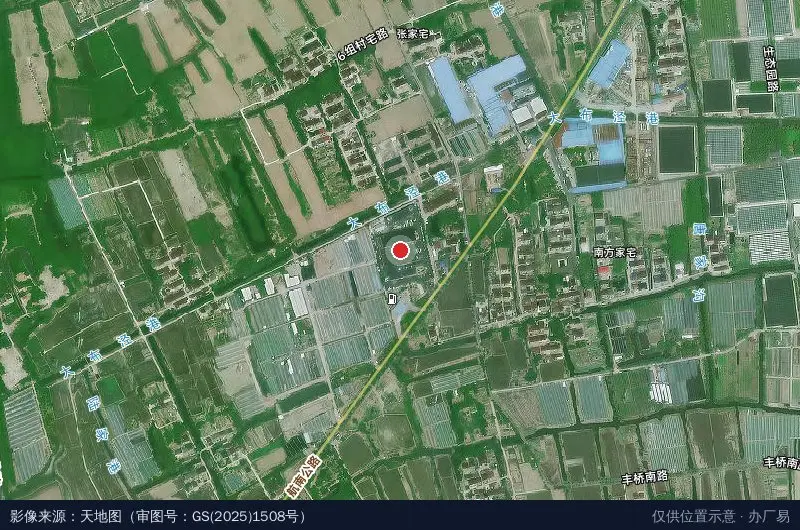 熙成产业园卫星位置示意图