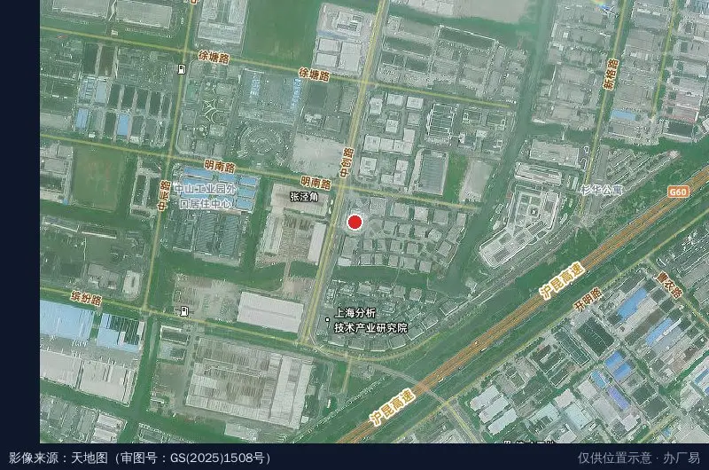 上海施惠特综合经济开发区卫星位置示意图