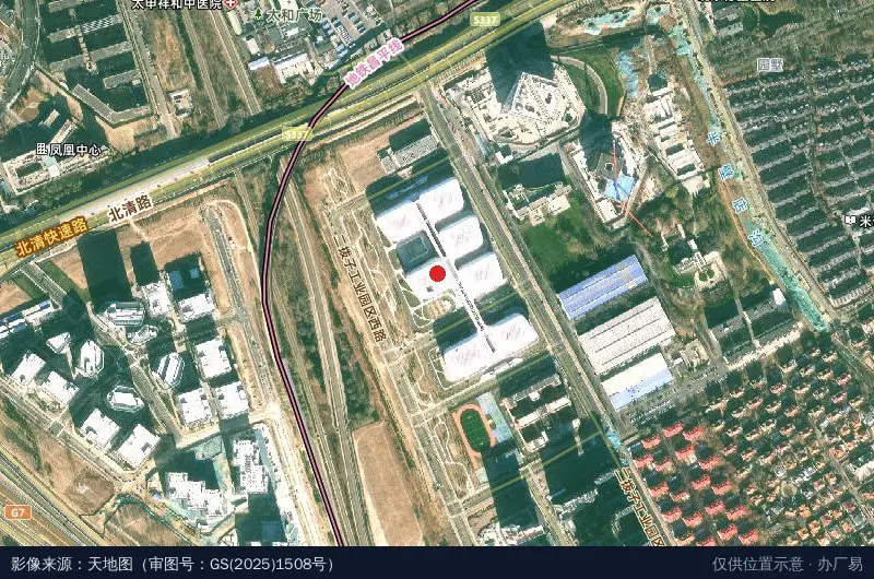 科兴来福城卫星位置示意图