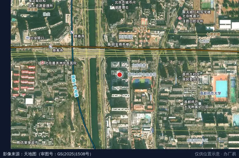 中电建科技创新产业园卫星位置示意图