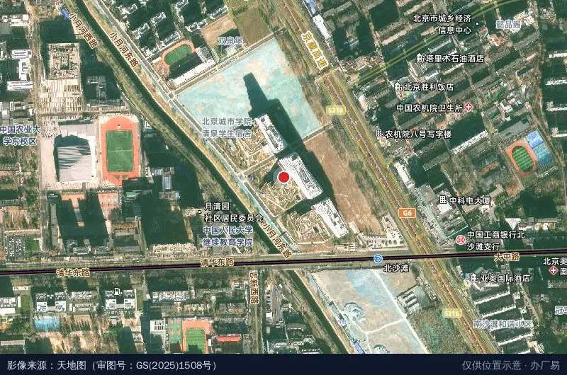 中关村(海淀)具身智能创新产业园卫星位置示意图