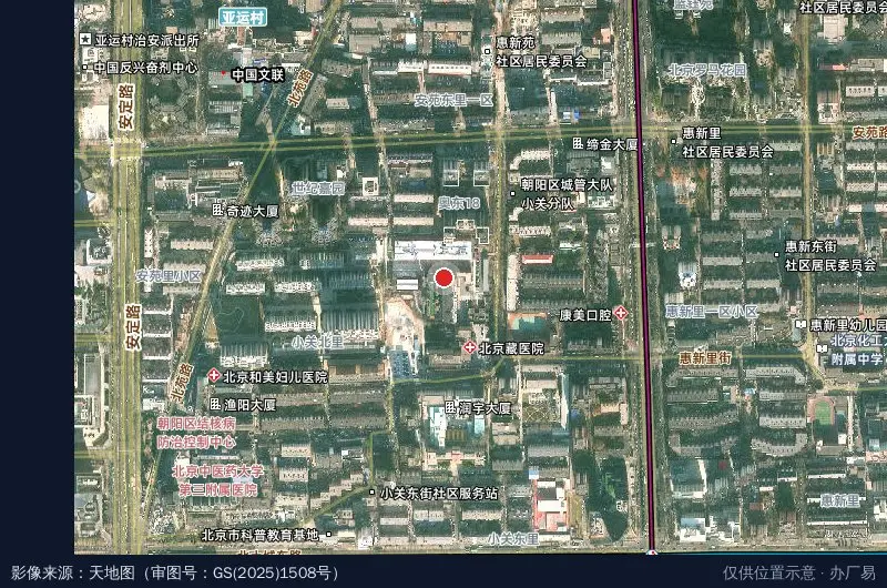 越界锦荟园卫星位置示意图